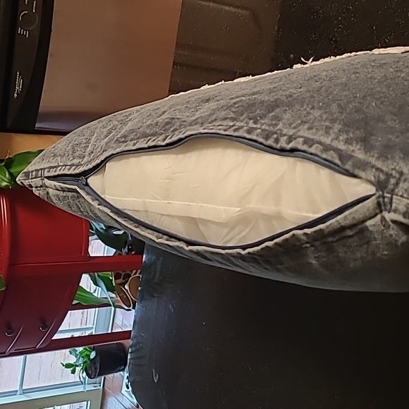 Denim Accent Pillow - Picture 4 of 5